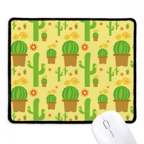 Dıythinker Kaktüs Saksı Bitki Succulents Desen Kaymaz Siyah Başlıklı Kenarlar