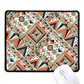 Dıythinker Kare Üçgen Geometrik Illüstrasyon Desen Kaymaz Mouse Pad