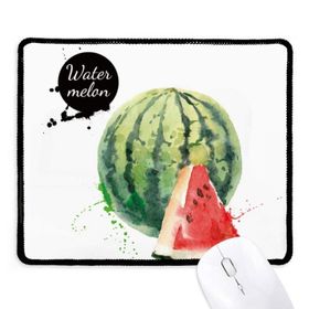Dıythinker Karpuz Meyvesi Lezzetli Sağlıklı Suluboya Kaymaz Siyah Başlıklı Kenarlar Mouse Pad
