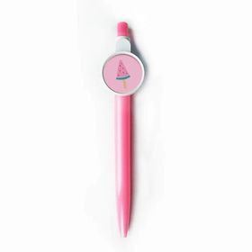 Dıythinker Karpuz Pembe Tatlı Dondurma Popsicle Geri Çekilebilir Mavi Tükenmez Kalem