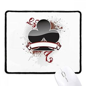 Dıythinker Kartları Kumar Aletleri Çipler Desen Kaymaz Siyah Başlıklı Kenarlar Mouse Pad
