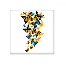 Dıythinker Kelebekler Farklı Renkli 10x10 cm Seramik Karo