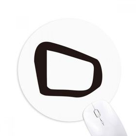 Dıythinker Kemik Yazısı Çin Soyadı Karakteri Ding Baskılı Yuvarlak Kaymaz Kauçuk Mouse Pad