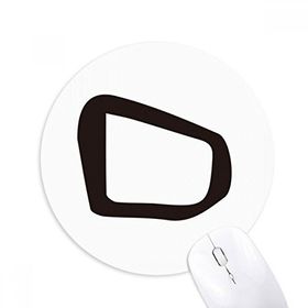 Dıythinker Kemik Yazısı Çin Soyadı Karakteri Ding Baskılı Yuvarlak Kaymaz Kauçuk Mouse Pad