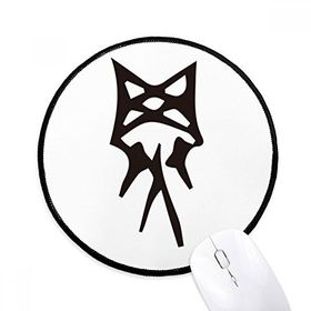 Dıythinker Kemik Yazıt Çince Soyadı Karakter Luo Yuvarlak Kaymaz Mouse Pad