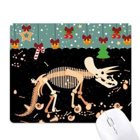 Dıythinker Kemikler Kemik Minyatür Dinozor Mouse Pad Oyun Ofis Mat Noel Kauçuk Ped