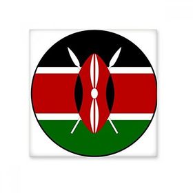 Dıythinker Kenya Afrika Ulusal Amblem Seramik 10x10 cm Seramik Karo