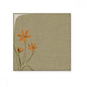 Dıythinker Keten orkide geleneksel tasarım nakış Seramik 10x10 cm Seramik Karo