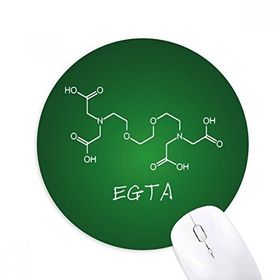 Dıythinker Kimya EGTA Kimyasal Yapısal Formül Baskılı Yuvarlak Kaymaz Kauçuk Mouse Pad