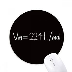 Dıythinker Kimya Kowledge Molar Gaz Hacmi Baskılı Yuvarlak Kaymaz Kauçuk Mouse Pad