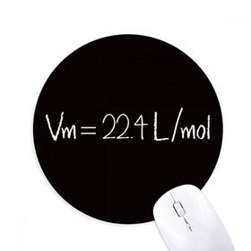 Dıythinker Kimya Kowledge Molar Gaz Hacmi Baskılı Yuvarlak Kaymaz Kauçuk Mouse Pad