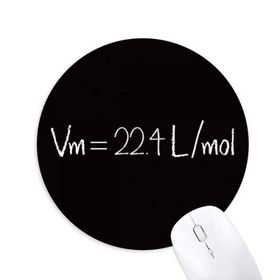 Dıythinker Kimya Kowledge Molar Gaz Hacmi Baskılı Yuvarlak Kaymaz Kauçuk Mouse Pad