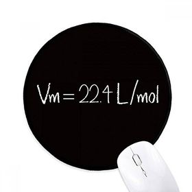 Dıythinker Kimya Kowledge Molar Gaz Hacmi Yuvarlak Kaymaz Mouse Pad