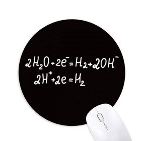 Dıythinker Kimya Kowledge Su Elektrolizi Baskılı Yuvarlak Kaymaz Kauçuk Mouse Pad