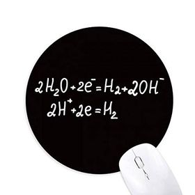 Dıythinker Kimya Kowledge Su Elektrolizi Baskılı Yuvarlak Kaymaz Kauçuk Mouse Pad