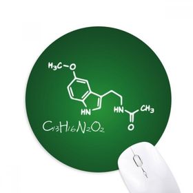 Dıythinker Kimya Kowledge Yapısal Formül Baskılı Yuvarlak Kaymaz Kauçuk Mouse Pad