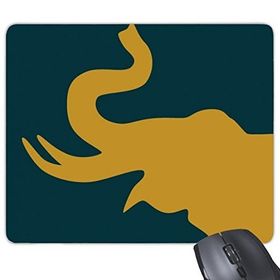 Dıythinker Kingdom Of Thailand Thai Geleneksel Gümrük Kültürü Yukarı Burun Fil Sanat İllüstrasyonu Baskılı Dikdörtgen Kaymaz Kauçuk Mouse Pad