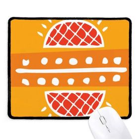 Dıythinker Kırmızı Ananas Meksika Totemler Antik Uygarlık Kaymaz Siyah Başlıklı Kenarlar Mouse Pad