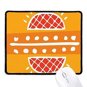 Dıythinker Kırmızı Ananas Meksika Totemler Antik Uygarlık Kaymaz Siyah Başlıklı Kenarlar Mouse Pad
