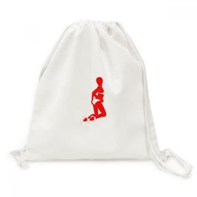 Dıythinker Kırmızı Bikini Güzellik Kadın Kanvas İpli Sırt Çantası