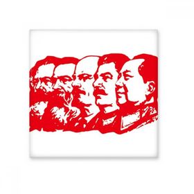 Dıythinker Kırmızı Markizm Sandalye Mao Çin Parlak 10x10 cm Seramik Karo