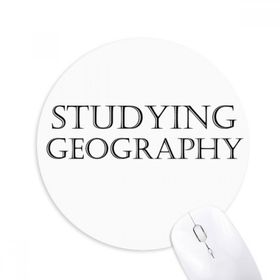 Dıythinker Kısa Coğrafya Eğitimi Coğrafya Baskılı Yuvarlak Kaymaz Kauçuk Mouse Pad