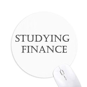 Dıythinker Kısa Cümle Çalışan Finans Baskılı Yuvarlak Kaymaz Kauçuk Mouse Pad