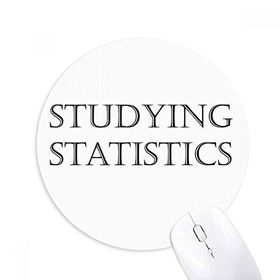 Dıythinker Kısa Cümle Eğitim İstatistikleri Baskılı Yuvarlak Kaymaz Kauçuk Mouse Pad