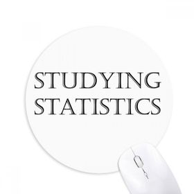 Dıythinker Kısa Cümle Eğitim İstatistikleri Baskılı Yuvarlak Kaymaz Kauçuk Mouse Pad