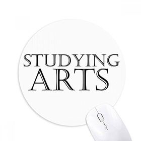 Dıythinker Kısa Cümle Eğitim Sanatları Baskılı Yuvarlak Kaymaz Kauçuk Mouse Pad