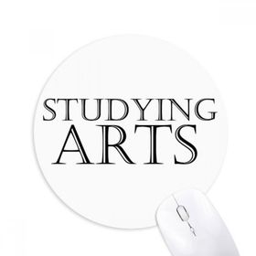 Dıythinker Kısa Cümle Eğitim Sanatları Baskılı Yuvarlak Kaymaz Kauçuk Mouse Pad