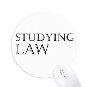 Dıythinker Kısa Cümle Eğitimi Hukuku Baskılı Yuvarlak Kaymaz Kauçuk Mouse Pad