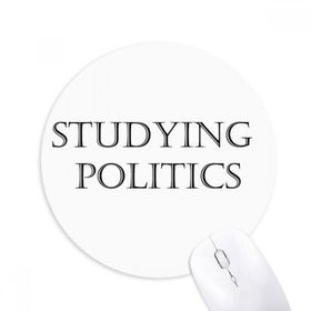 Dıythinker Kısa Cümle Eğitimi Siyaset Baskılı Yuvarlak Kaymaz Kauçuk Mouse Pad
