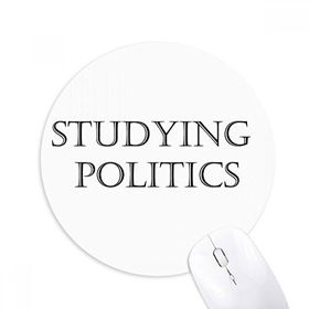 Dıythinker Kısa Cümle Eğitimi Siyaset Baskılı Yuvarlak Kaymaz Kauçuk Mouse Pad