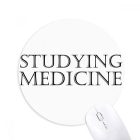 Dıythinker Kısa Cümle Eğitimi Tıp Baskılı Yuvarlak Kaymaz Kauçuk Mouse Pad