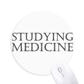 Dıythinker Kısa Cümle Eğitimi Tıp Baskılı Yuvarlak Kaymaz Kauçuk Mouse Pad