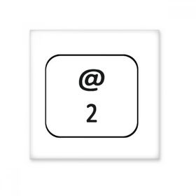 Dıythinker Klavye Sembolü 2 10x10 cm Seramik Karo