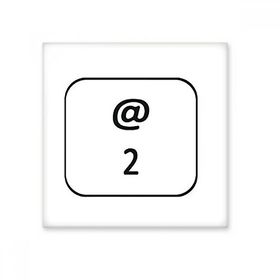 Dıythinker Klavye Sembolü 2 10x10 cm Seramik Karo