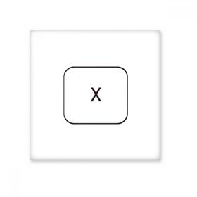 Dıythinker Klavye Sembolü X 10x10 cm Seramik Karo