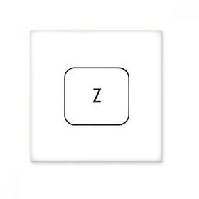 Dıythinker Klavye Sembolü Z 10x10 cm Seramik Karo