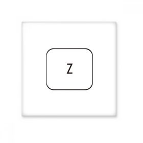 Dıythinker Klavye Sembolü Z 15x15 cm Seramik Karo