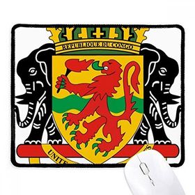 Dıythinker Kongo Ulusal Amblem Ülke Kaymaz Mouse Pad