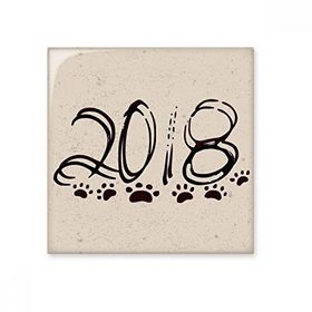 Dıythinker Köpek Pati Baskı Çift Efektli 2018 15x15 cm Seramik Karo