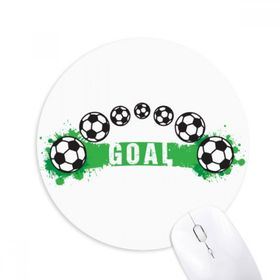 Dıythinker Köprüsü Futbol Spor Baskılı Yuvarlak Kaymaz Kauçuk Mouse Pad