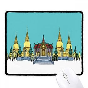 Dıythinker Krallık Altın Tapınak Tapınak Illüstrasyon Kaymaz Mouse Pad