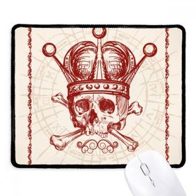 Dıythinker Kulüpleri Kırmızı Taç İskelet Poker Kartı Desen Kaymaz Mouse Pad