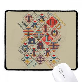 Dıythinker Kumar Aletleri Kartları Çipleri Desen Kaymaz Siyah Başlıklı Kenarlar Mouse Pad