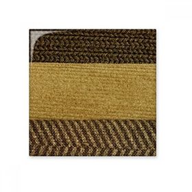 Dıythinker Kumaş Keten Üçlü Bar Kahverengi Soyut 20x20 cm Seramik Karo