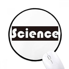 Dıythinker Kursu ve Büyük Bilim Siyah Yuvarlak Kaymaz Mouse Pad