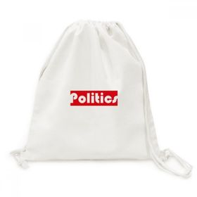 Dıythinker Kursu Ve Büyük Politika Kırmızı Tuval İpli Sırt Çantası